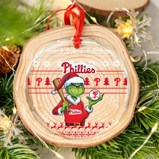 Philadelphia Phillies MLBGR 2024 Glass Ornament