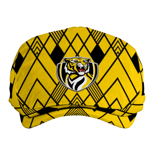 Custom Richmond Tigers Geometric Pride AFL Flat Cap