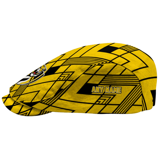 Custom Richmond Tigers Geometric Pride AFL Flat Cap