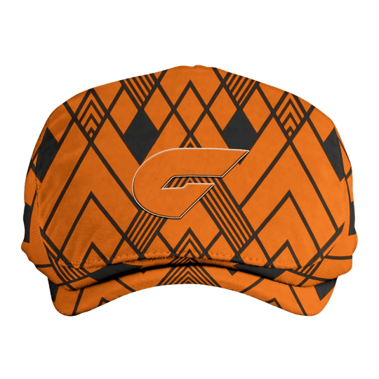 Custom Greater Western Sydney Giants Geometric Pride AFL Flat Cap