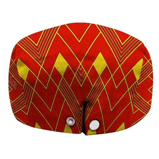 Custom Gold Coast Suns Geometric Pride AFL Flat Cap