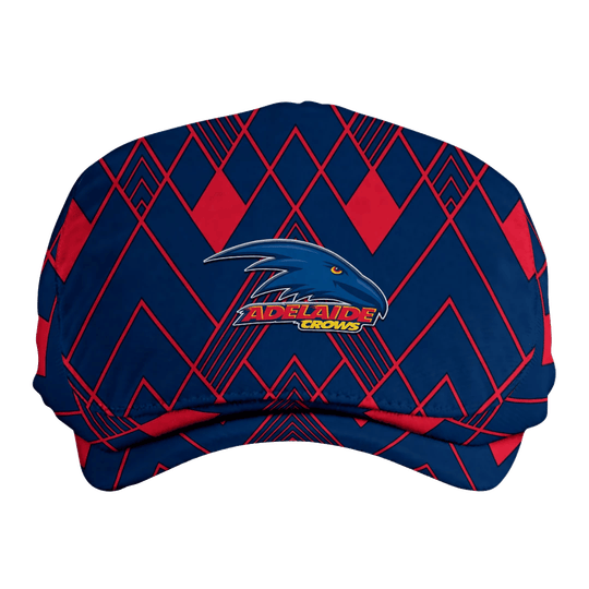 Custom Adelaide Crows Geometric Pride AFL Flat Cap