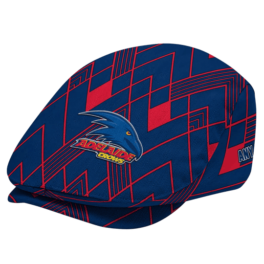 Custom Adelaide Crows Geometric Pride AFL Flat Cap