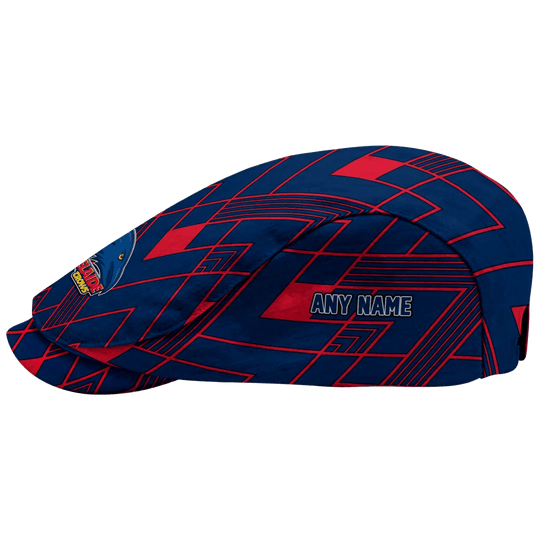 Custom Adelaide Crows Geometric Pride AFL Flat Cap