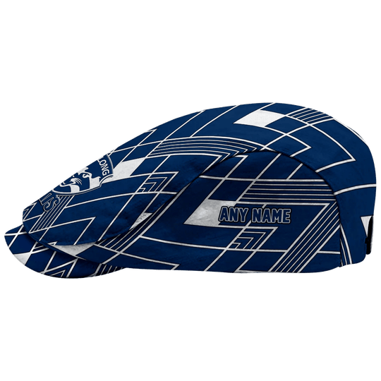 Custom Geelong Cats Geometric Pride AFL Flat Cap