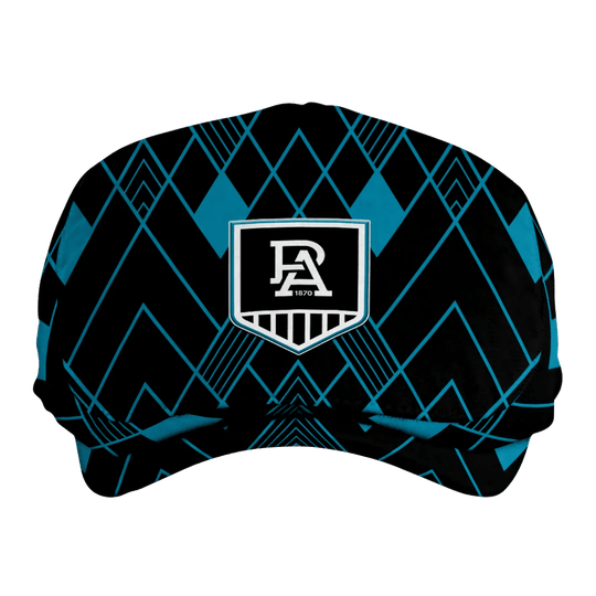 Custom Port Adelaide Power Geometric Pride AFL Flat Cap