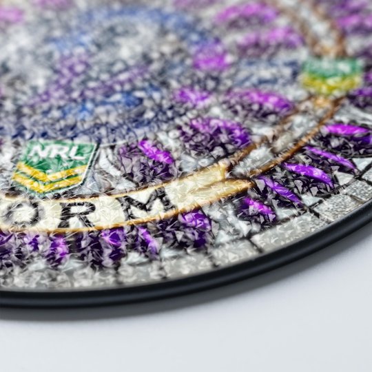 Melbourne Storm Stained Glass Suncatcher for Window Hanging V2