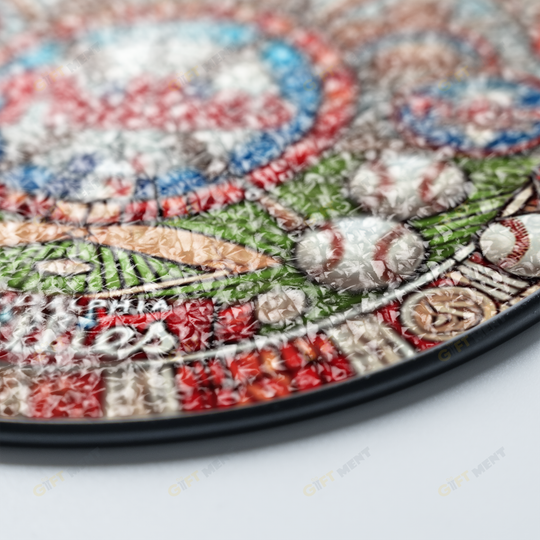 Philadelphia Phillies Stained Glass Suncatcher for Window Hanging