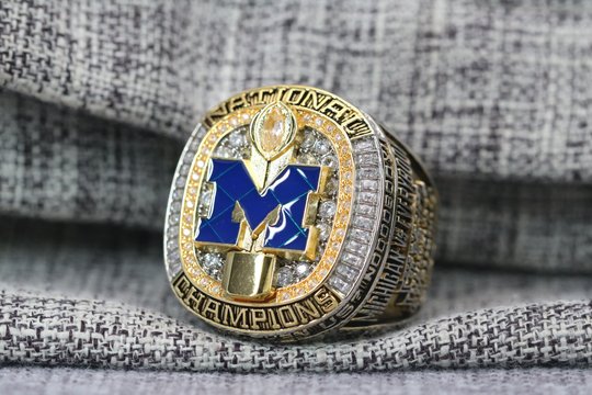 2024 Michigan Wolverines College Football National Championship Ring Premium Series