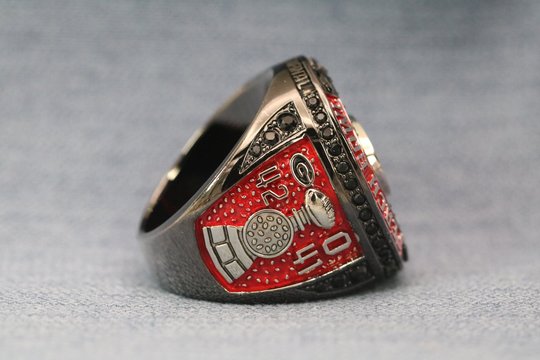 2023 Georgia Bulldogs College Football Peach Bowl Championship Ring Premium Series