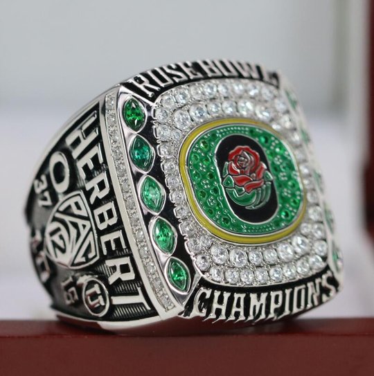 2019 Oregon Ducks College Football Rose Bowl Championship Ring Premium Series