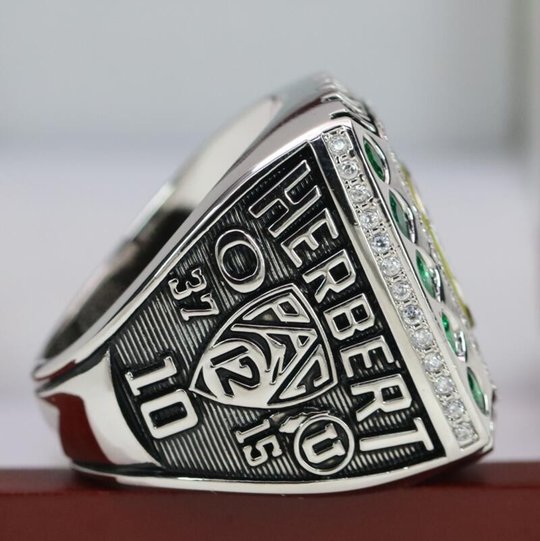 2019 Oregon Ducks College Football Rose Bowl Championship Ring Premium Series