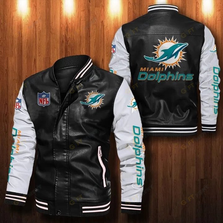 MIAMI DOLPHINS CHAMPS ZIPPER JACKET (PREMIUM EDITION)