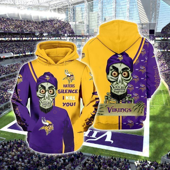 MINNESOTA VIKINGS CHAMPS HOODIE 3D T1