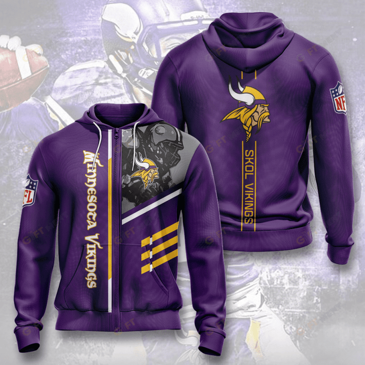 MINNESOTA VIKINGS CHAMPS HOODIE 3D T2