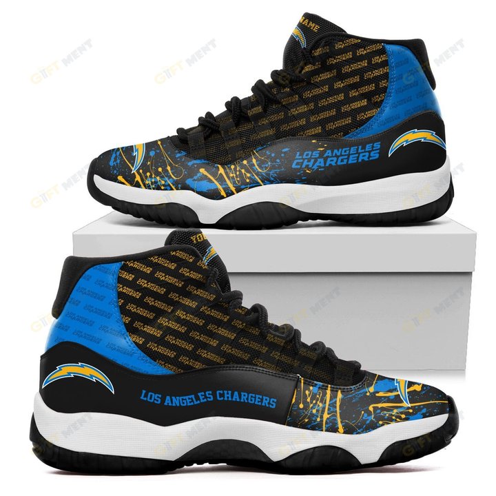 Los Angeles Chargers Air Jordan 11 Sneakers