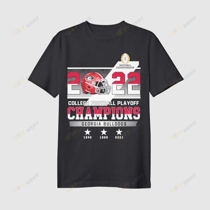 2022 College Football Playoff Champions Georgia Bulldogs Football Shirt