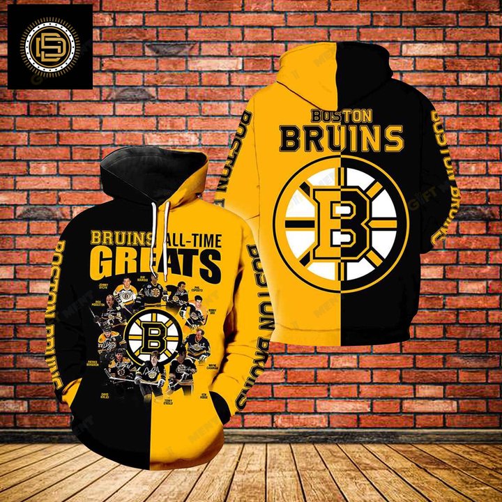 Boston Bruins Hoodie 3d T8