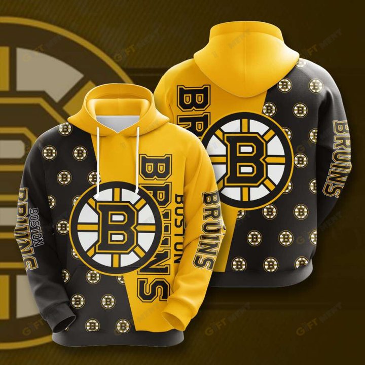 Boston Bruins Hoodie 3d T7