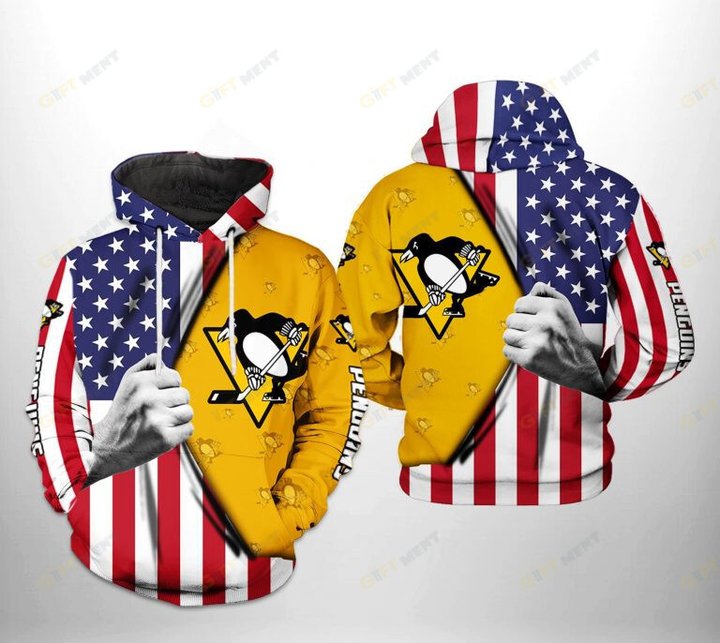 Pittsburgh Penguins Hoodie 3d T10