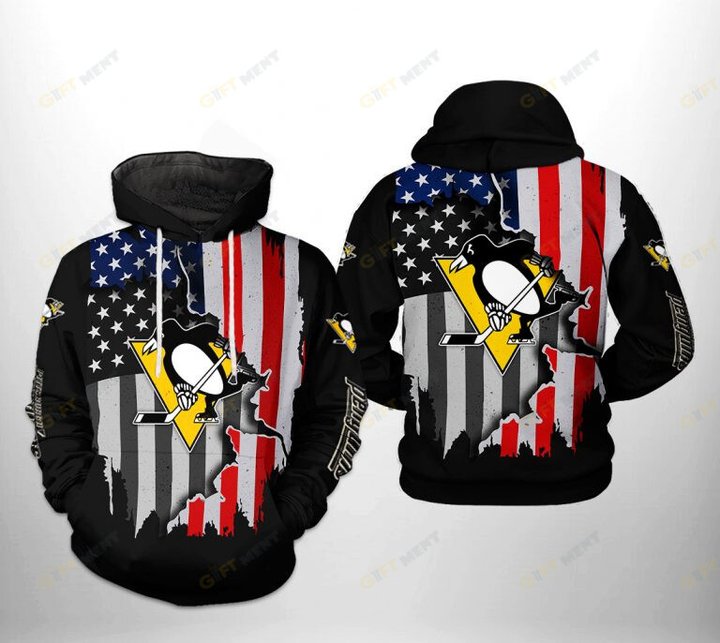 Pittsburgh Penguins Hoodie 3d T14