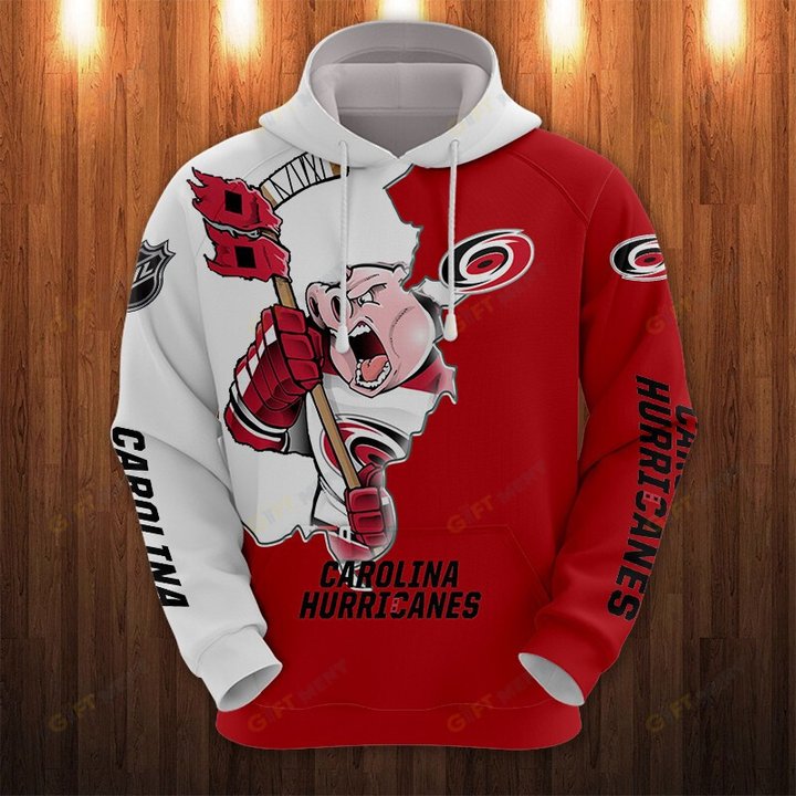 Carolina Hurricanes Hoodie 3d T12
