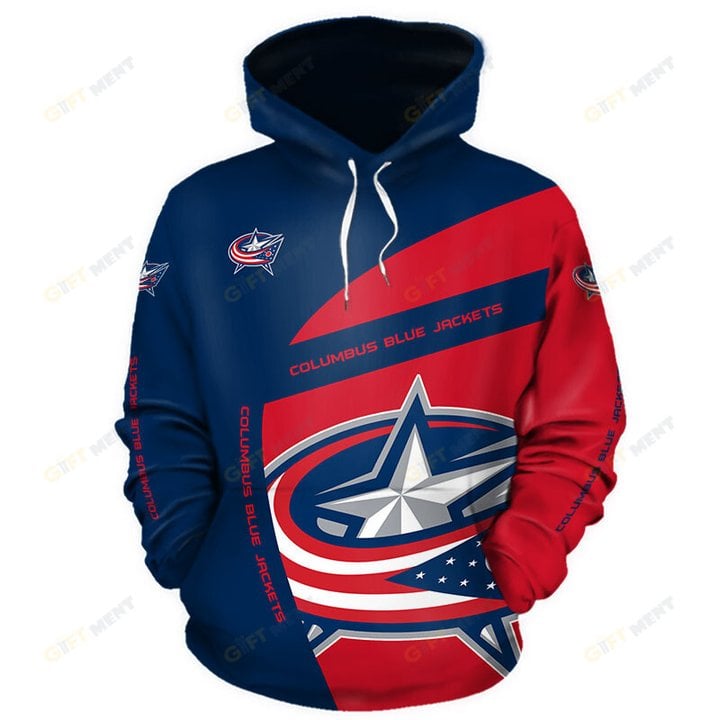 Columbus Blue Jackets Hoodie 3d T5