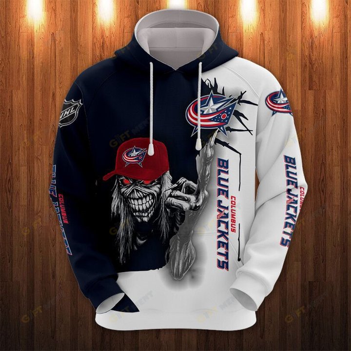 Columbus Blue Jackets Hoodie 3d T6