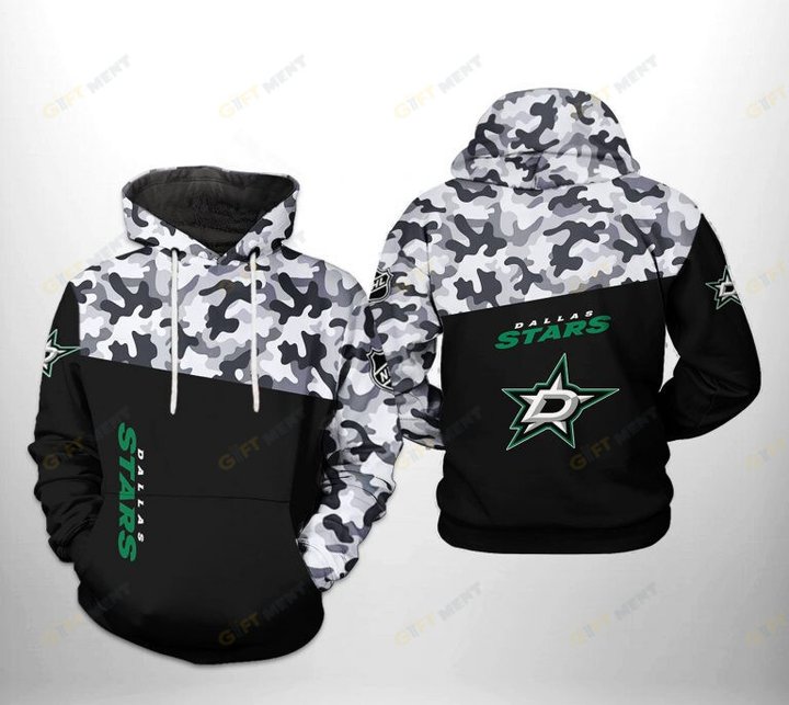 Dallas Stars Hoodie 3d T6