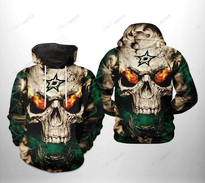 Dallas Stars Hoodie 3d T4