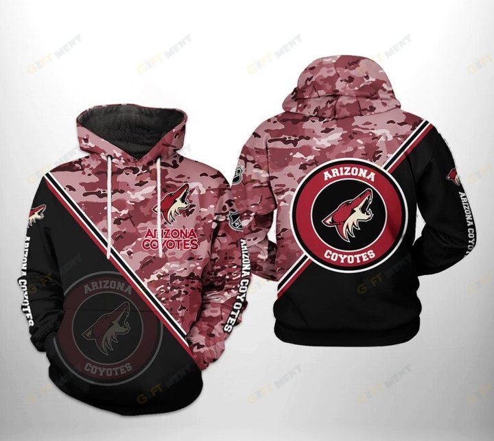Arizona Coyotes Hoodie 3d T11