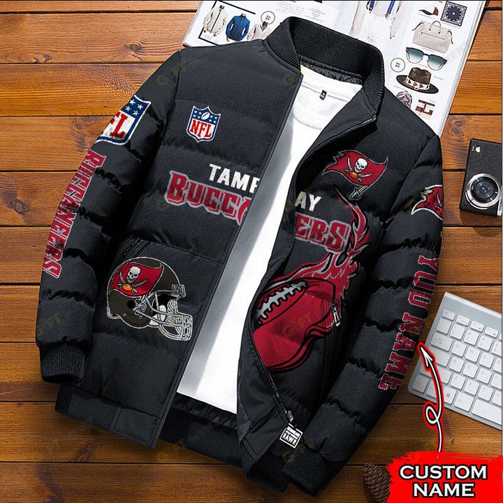 Tampa Bay Buccaneers        Custom Name Down Jacket Shirt