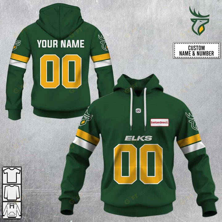 Personalized CFL Edmonton Elks Jersey 2022 Hoodie