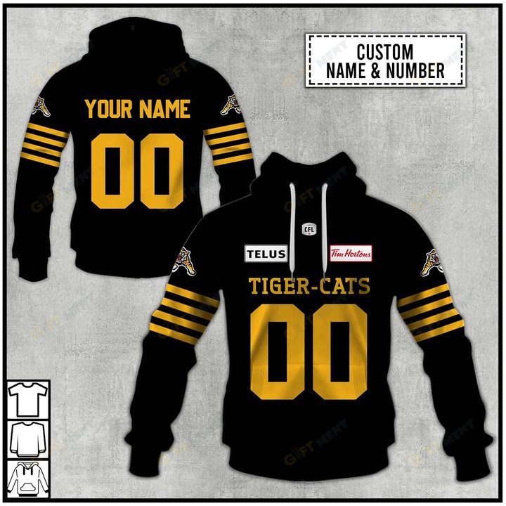Personalized CFL Hamilton Tiger Cats Jersey 2022 Hoodie