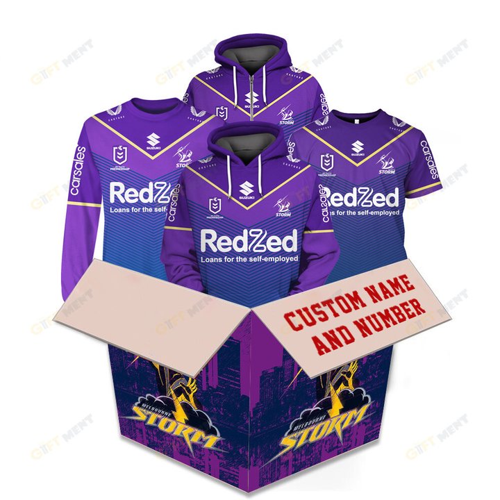 Melbourne Storm 2023 Personalized Name And Number Edition Hoodie Jersey