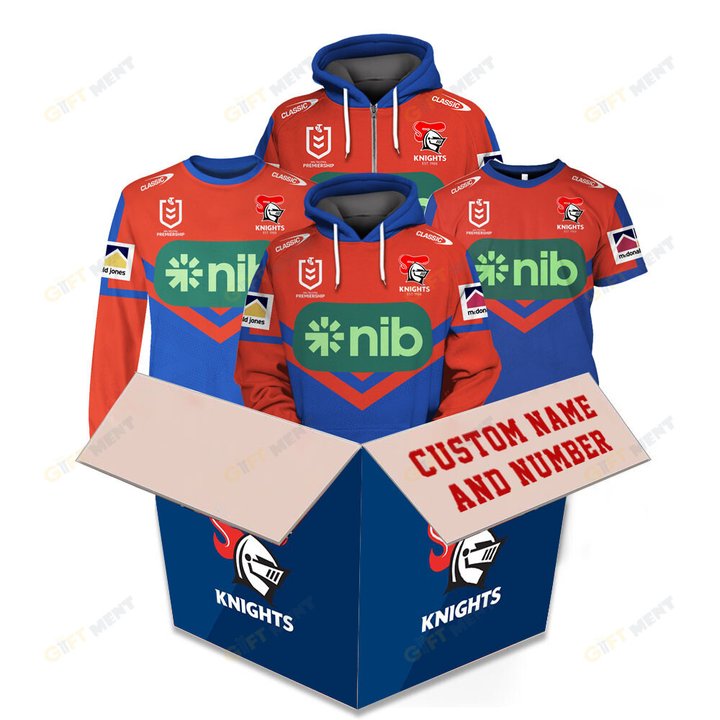 Newcastle Knights 2023 Personalized Name And Number Edition Hoodie Jersey