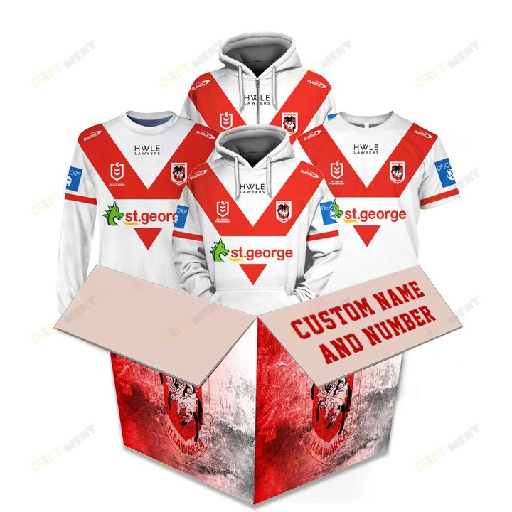 St. George Illawarra Dragons 2023 Personalized Name And Number Edition Hoodie Jersey