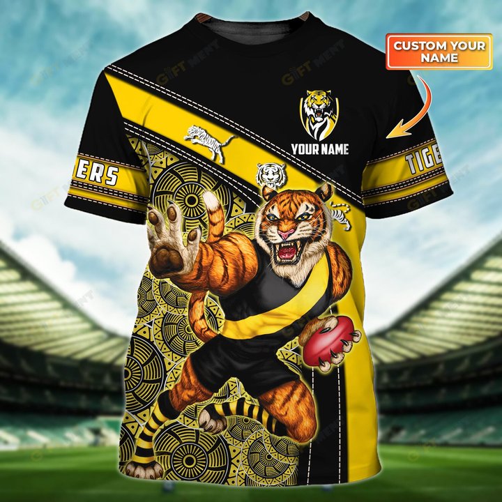 Tigers Personalized Name 3D All Over Print TShirt Hoodie