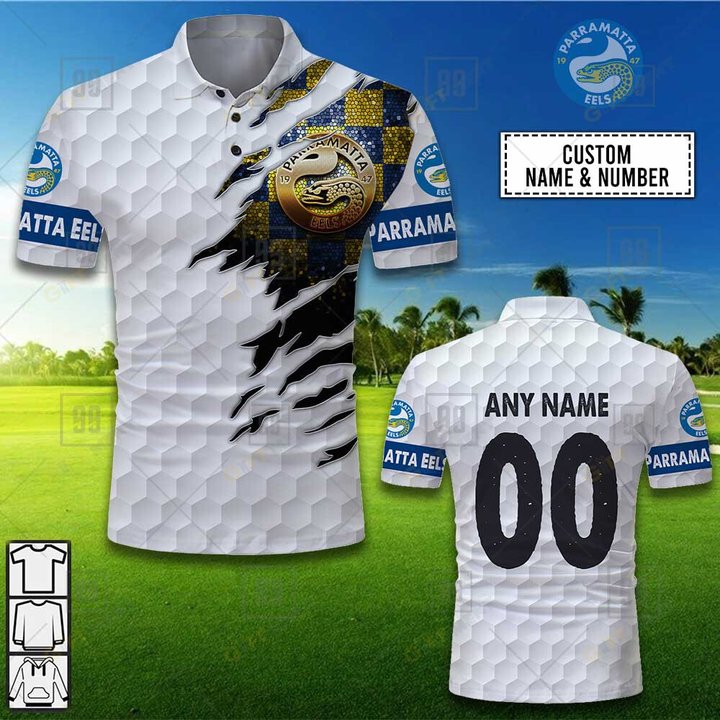 Personalized NRL Parramatta Eels x Golf Polo Shirt