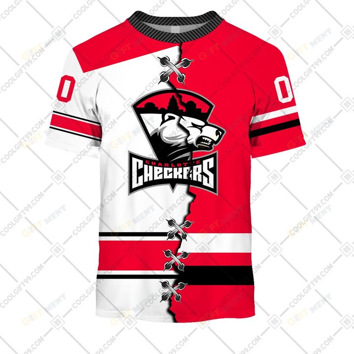 Personalized AHL Charlotte Checkers Mix Hoodie, T Shirt, Zip Hoodie, Sweatshirt
