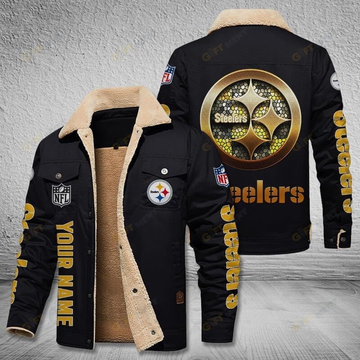 Pittsburgh Steelers Style Leather Jacket 02