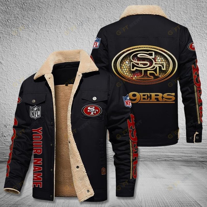 San Francisco 49ers Style Leather Jacket 02