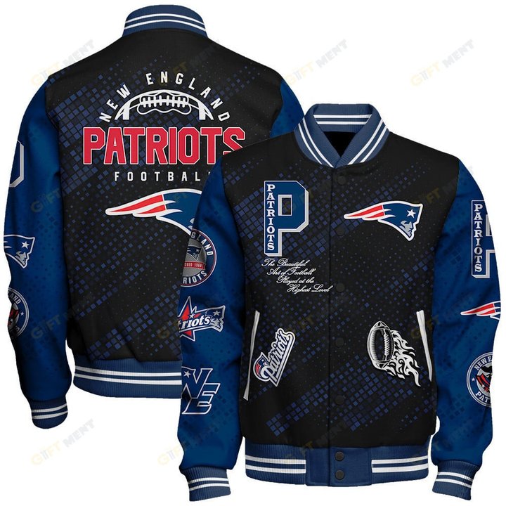 New England Patriots National Football League Varsity Jacket