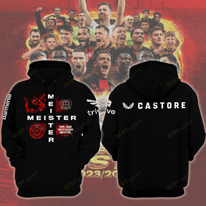 Bayer 04 Leverkusen #DeutscherMeisterSVB 2024 T-Shirt/Hoodie/Sweatshirt/Zip Hoodie