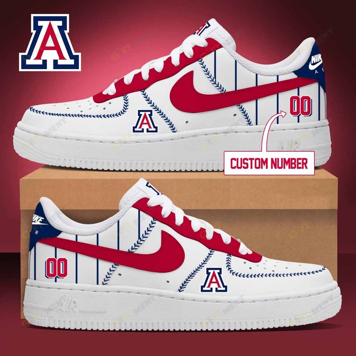 PERSONALIZED Arizona Wildcats Air Force Sneakers