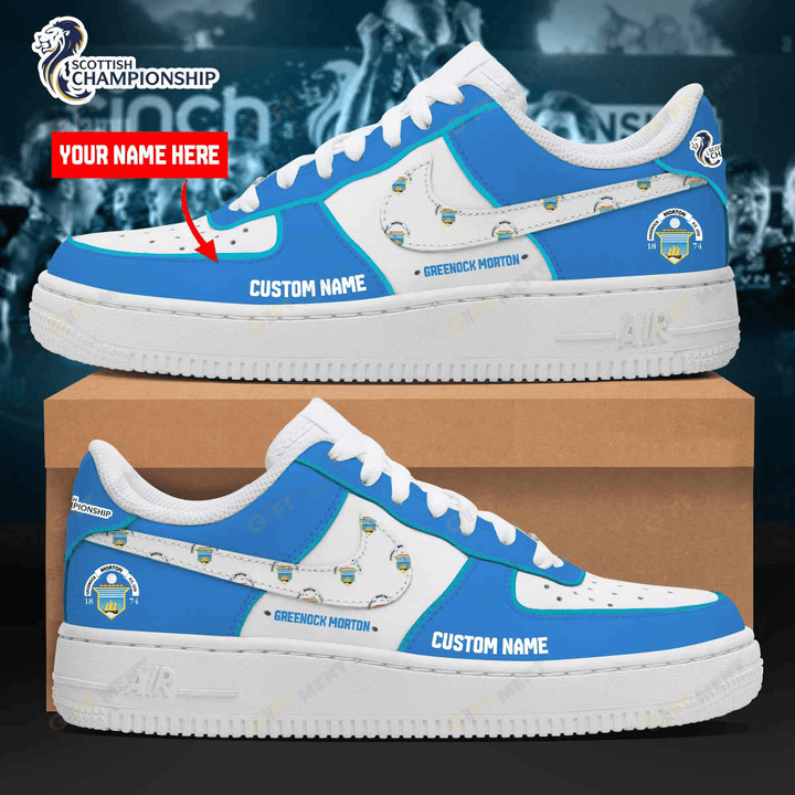 PERSONALIZED Greenock Morton Air Force Sneakers