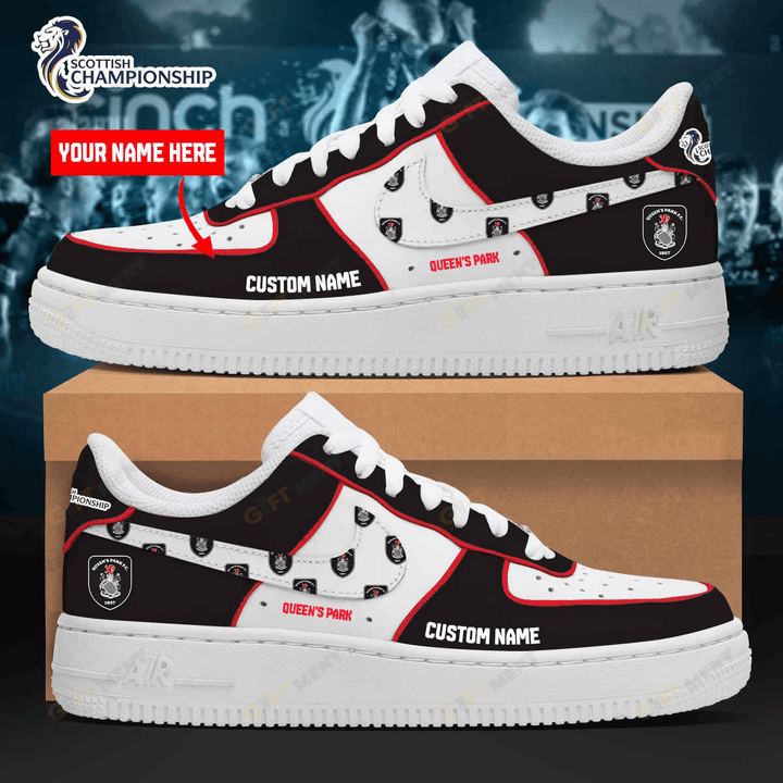 PERSONALIZED Queen s Park Thistle Air Force Sneakers