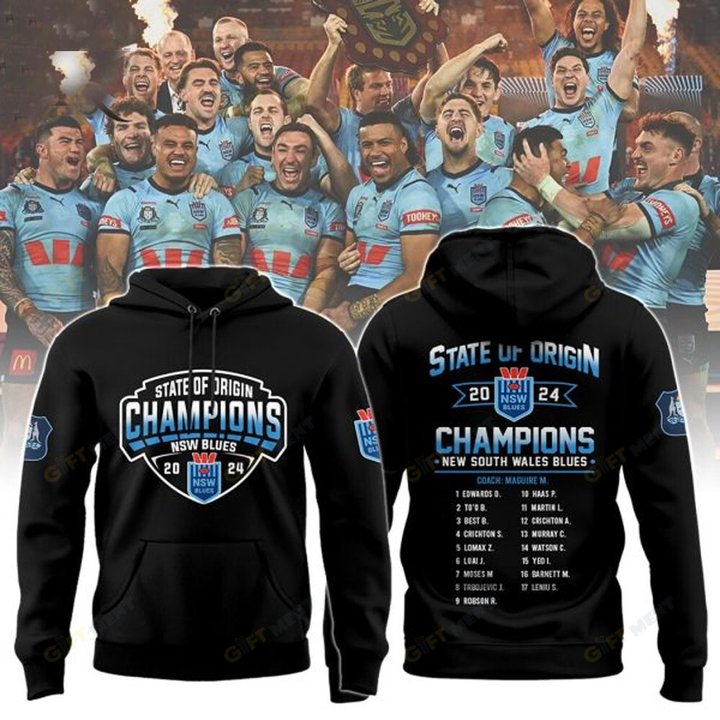 State of Origin Champions 2024 NSW Blues Style T Shirt, Hoodie, Zip Hoodie, Sweatshirt