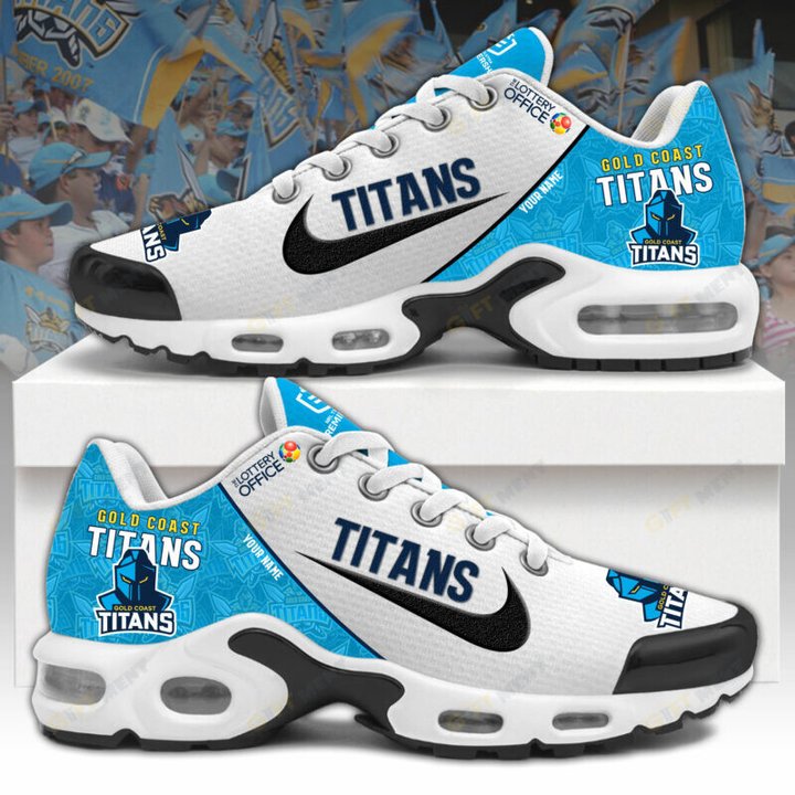 Gold Coast Titans NRL Personalized Shoes Limited Edition Sneakers with air cushioning