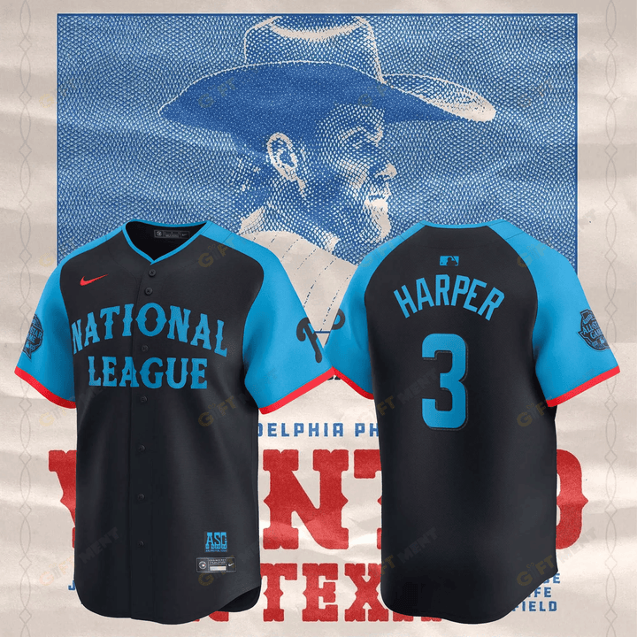 Bryce Harper All Star Game baseball jersey